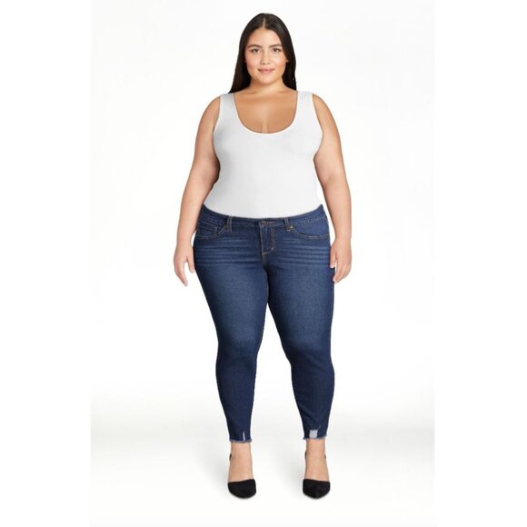 Sofia Jeans Women Short Rosa Curvy Skinny Super High Rise Ankle Jeans, Sz 20 - Picture 2 of 8